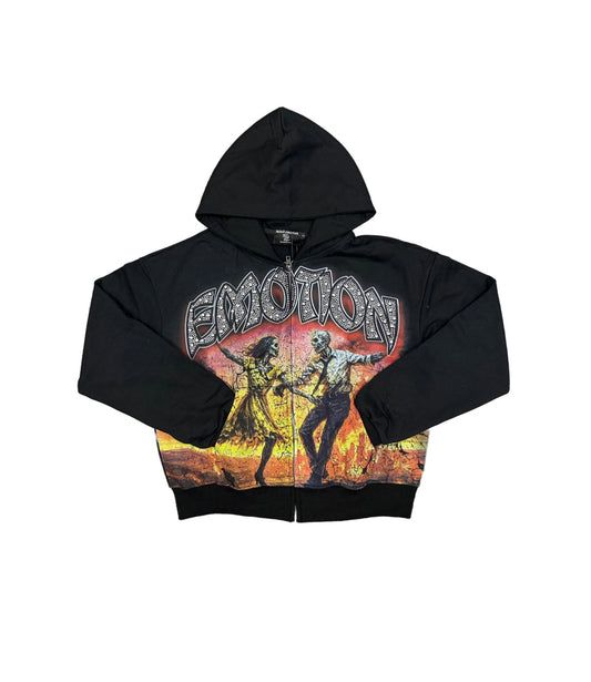 Mixed Emotion Last Dance Rhinestone Hoodie