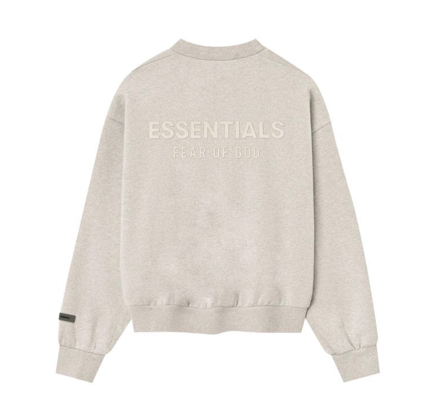 Essentials Classic Fit Fleece Crewneck Heather Stone