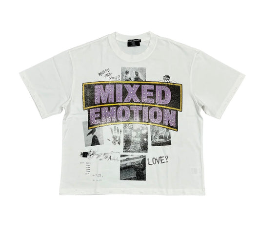 Mixed Emotions Lost Identity Tee White