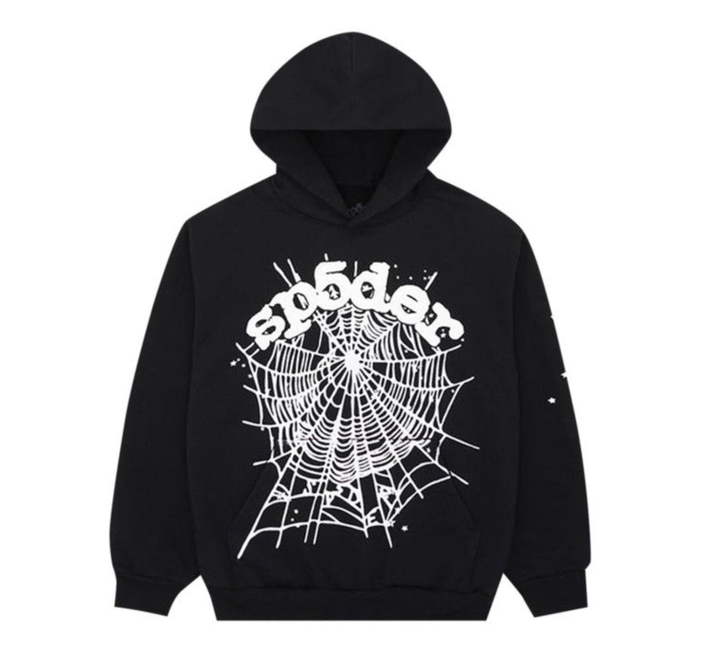 Sp5der OG Web Hoodie Black