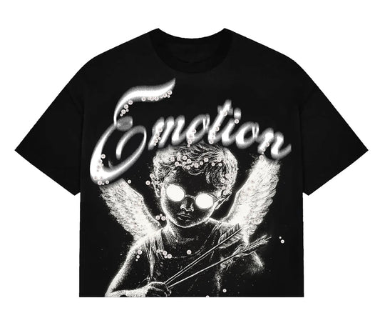 Mixed Emotions Black Pearl Cropped Tee