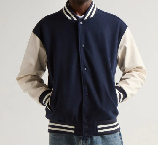 Navy Varsity Jacket