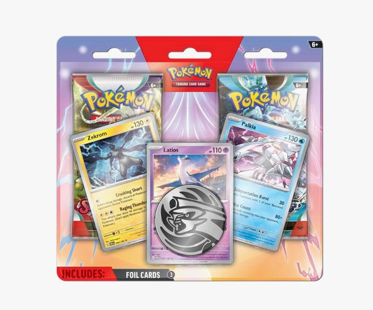 Pokemon Enhanced 2 Pack Blister Pack Latios, Zekrom & Palkia