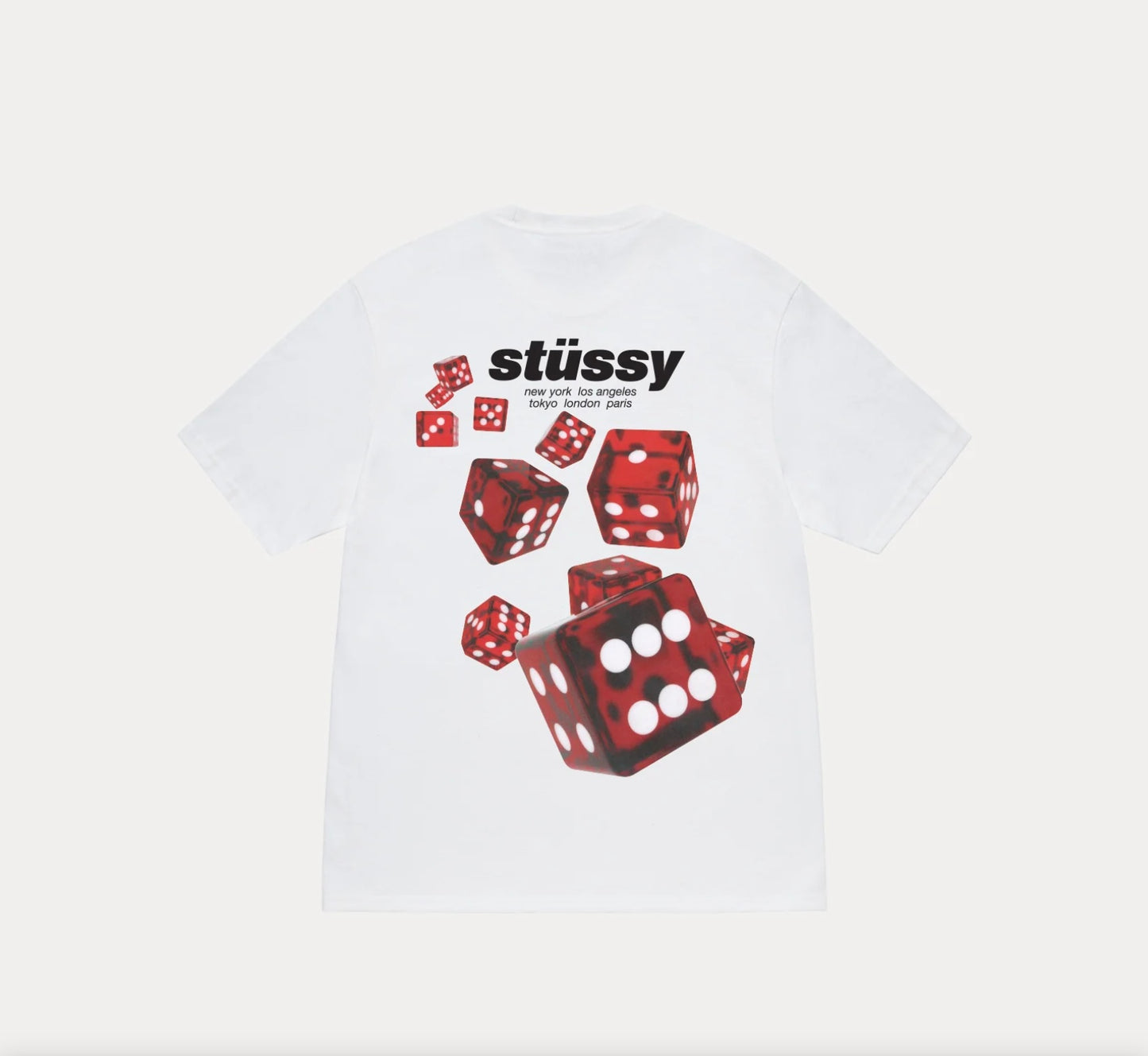 Stussy Rollers Tee White