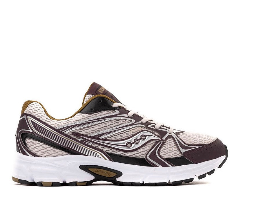 Saucony Ride Millennium Athletic Shoe - Grey / Wine