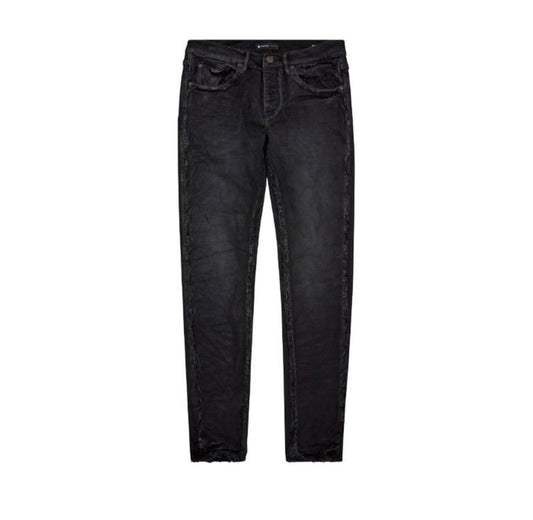 PURPLE BRAND Inside Out Frayed
Skinny Jeans Black