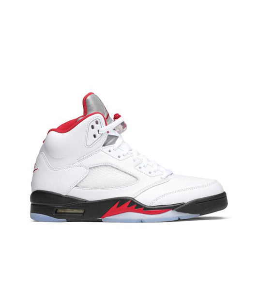 Air Jordan 5 Retro White Fire Red 2020 (PRE-OWNED)