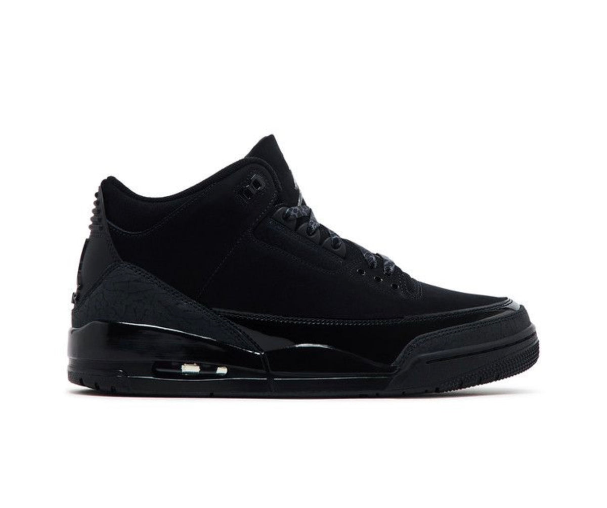 Air Jordan 3 Retro Black Cat 2025 (PRE-OWNED)