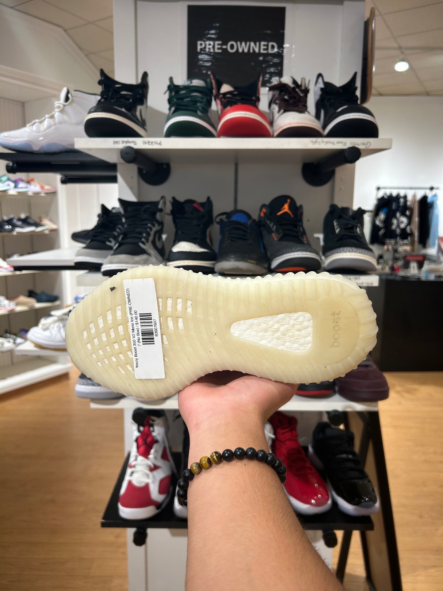 Yeezy Boost 350 V2 Mono Ice (PRE-OWNED)