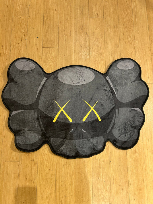 Black Kaws Head Rug
