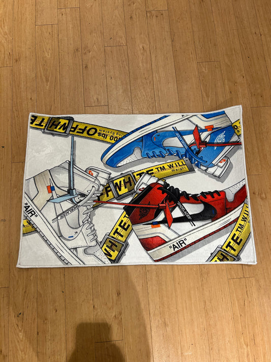 Off White Jordan 1s Rug
