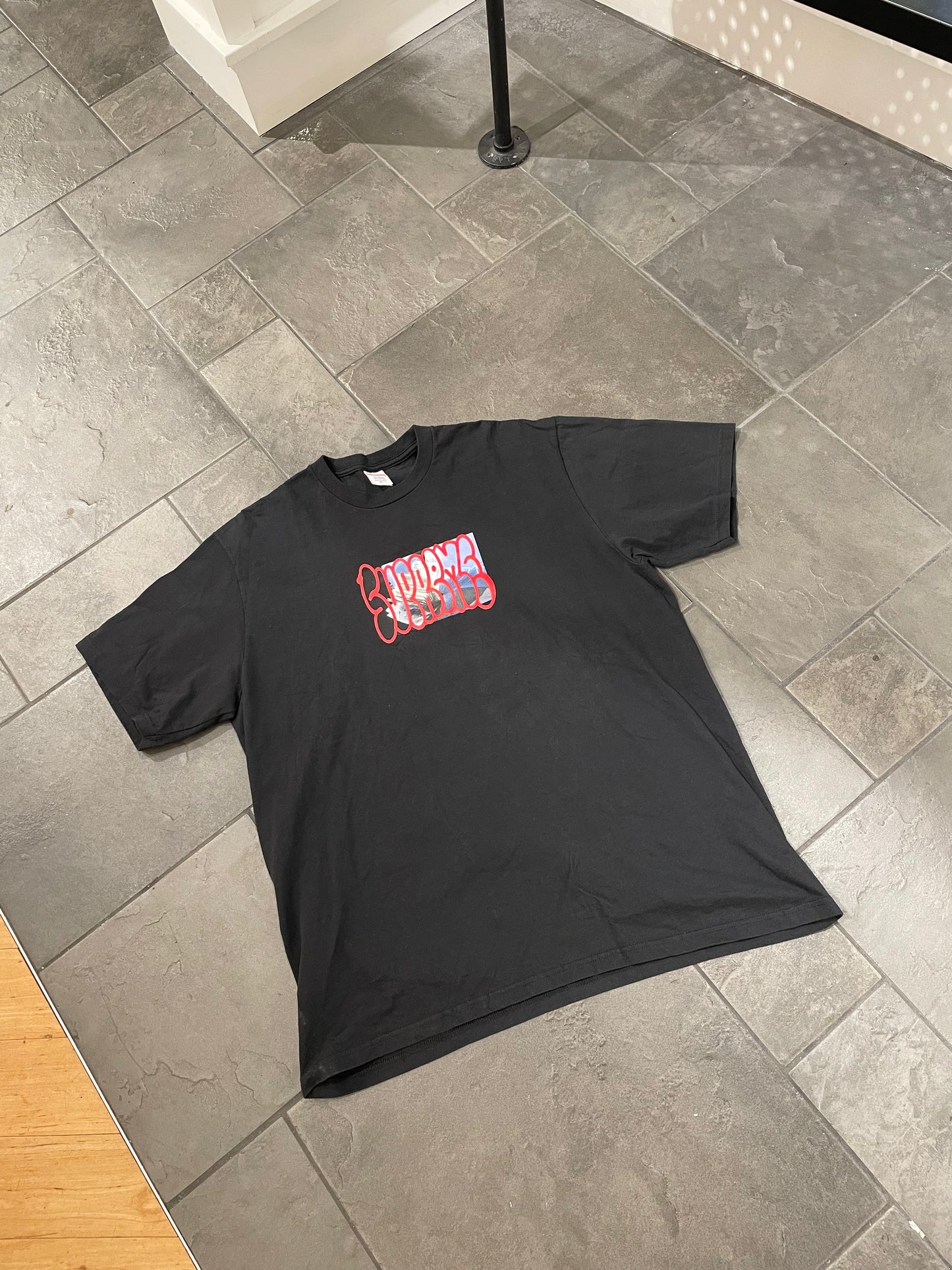 Supreme Payment Black Tee (GENTLY WORN)