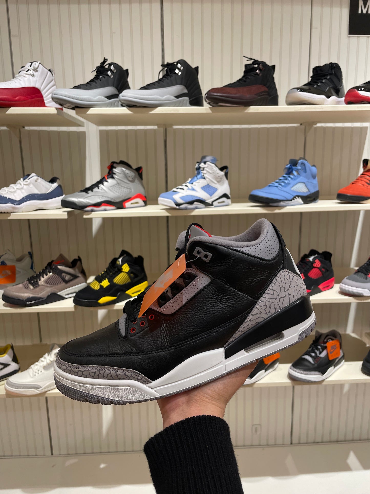 Jordan 3 Black Cement (PRE-OWNED)