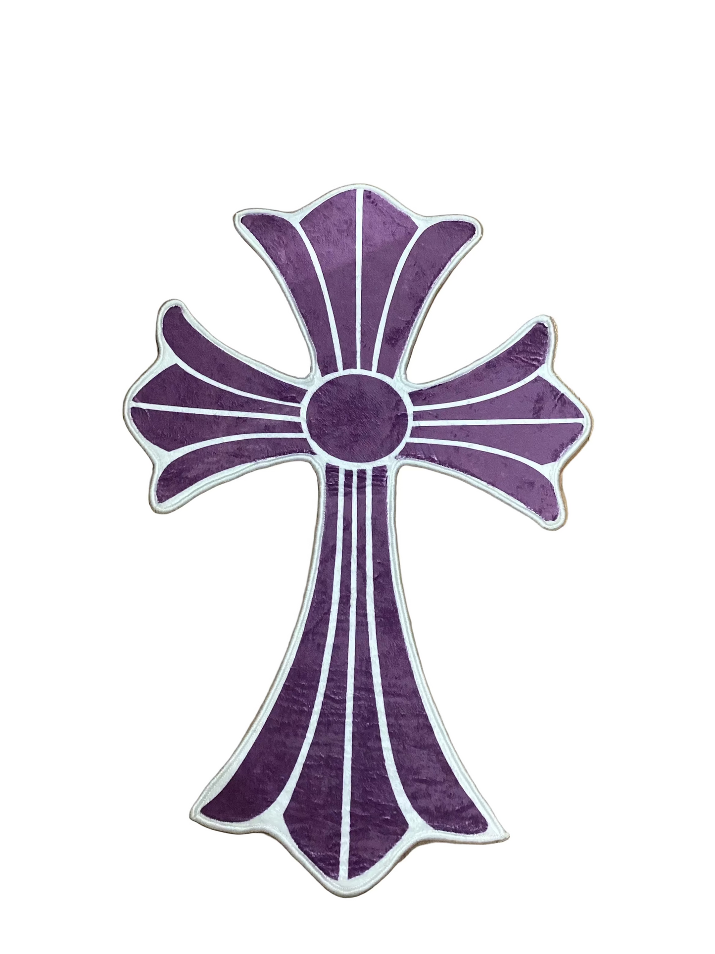 Chrome Heart Purple Cross Rug